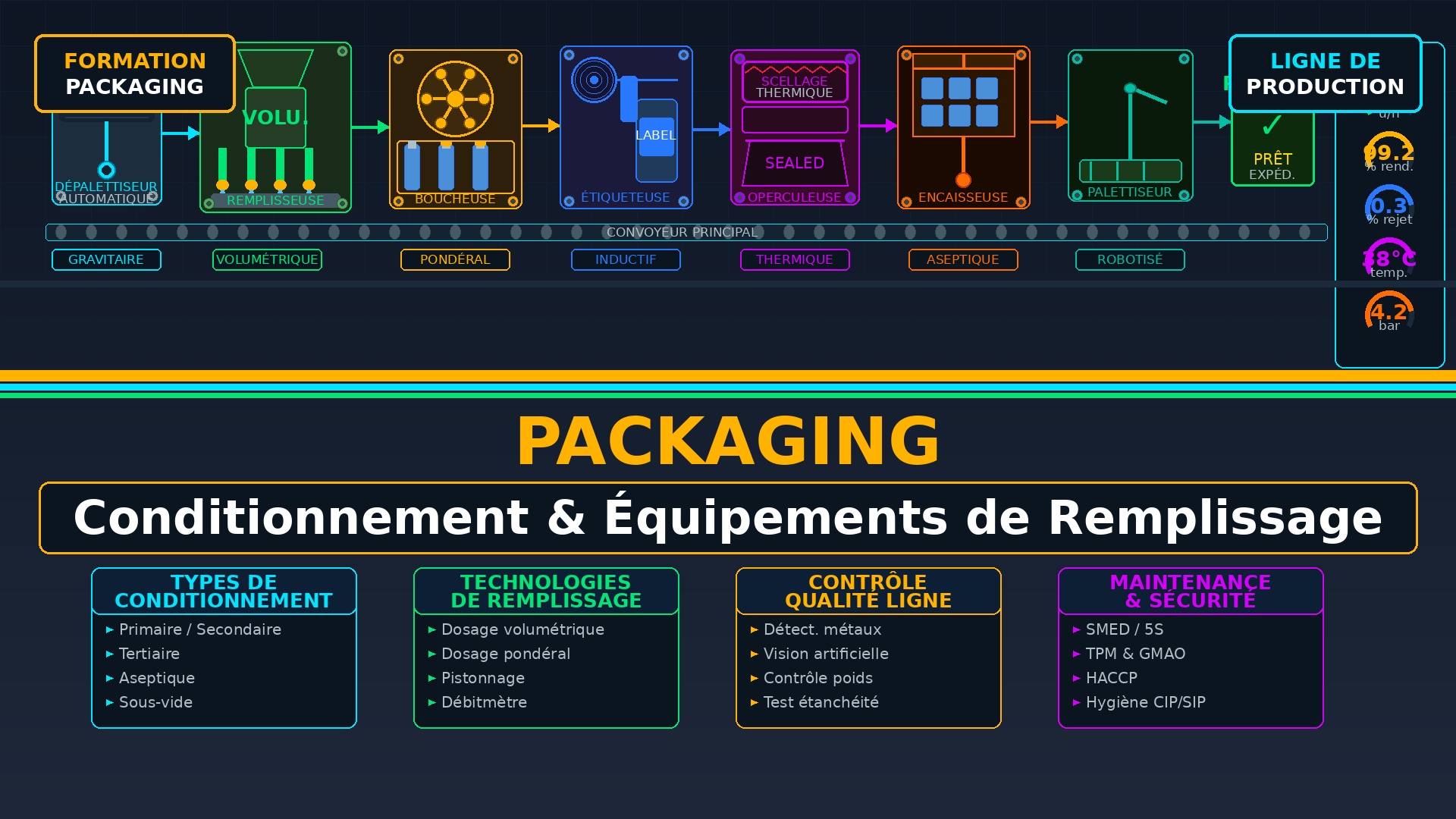 Course Image PACKAGING: Le conditionnement et les équipements de remplissage